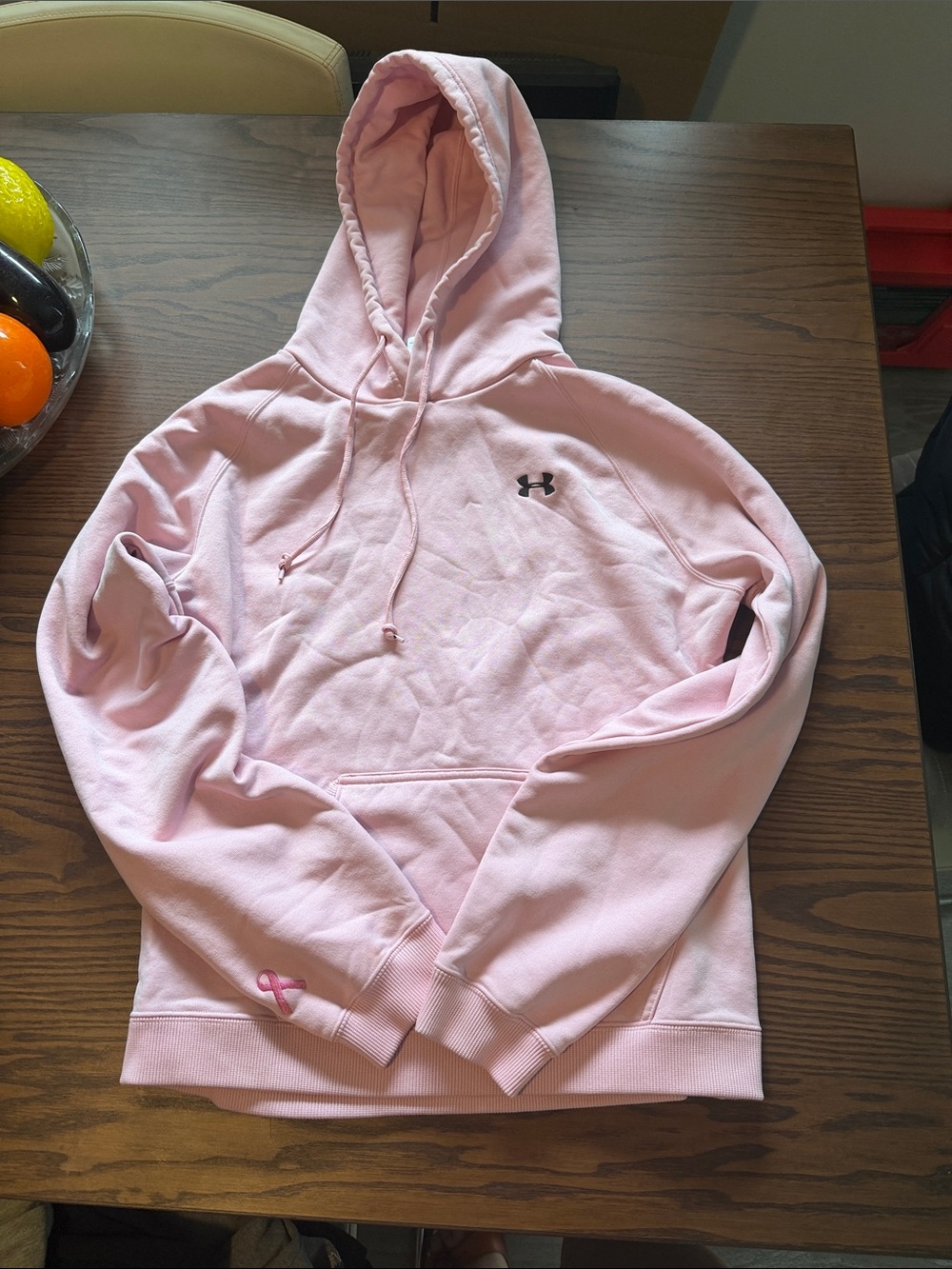 Under Armour Women's Light Pink Pullover Hoodie